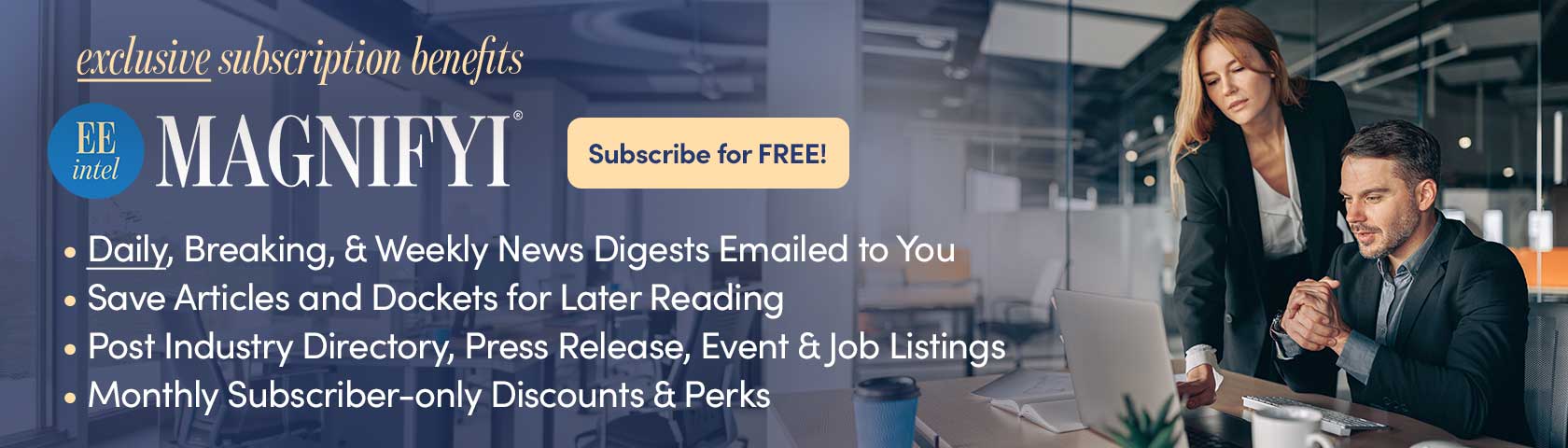 Subscribe to MAGNFIYI. It's Free!