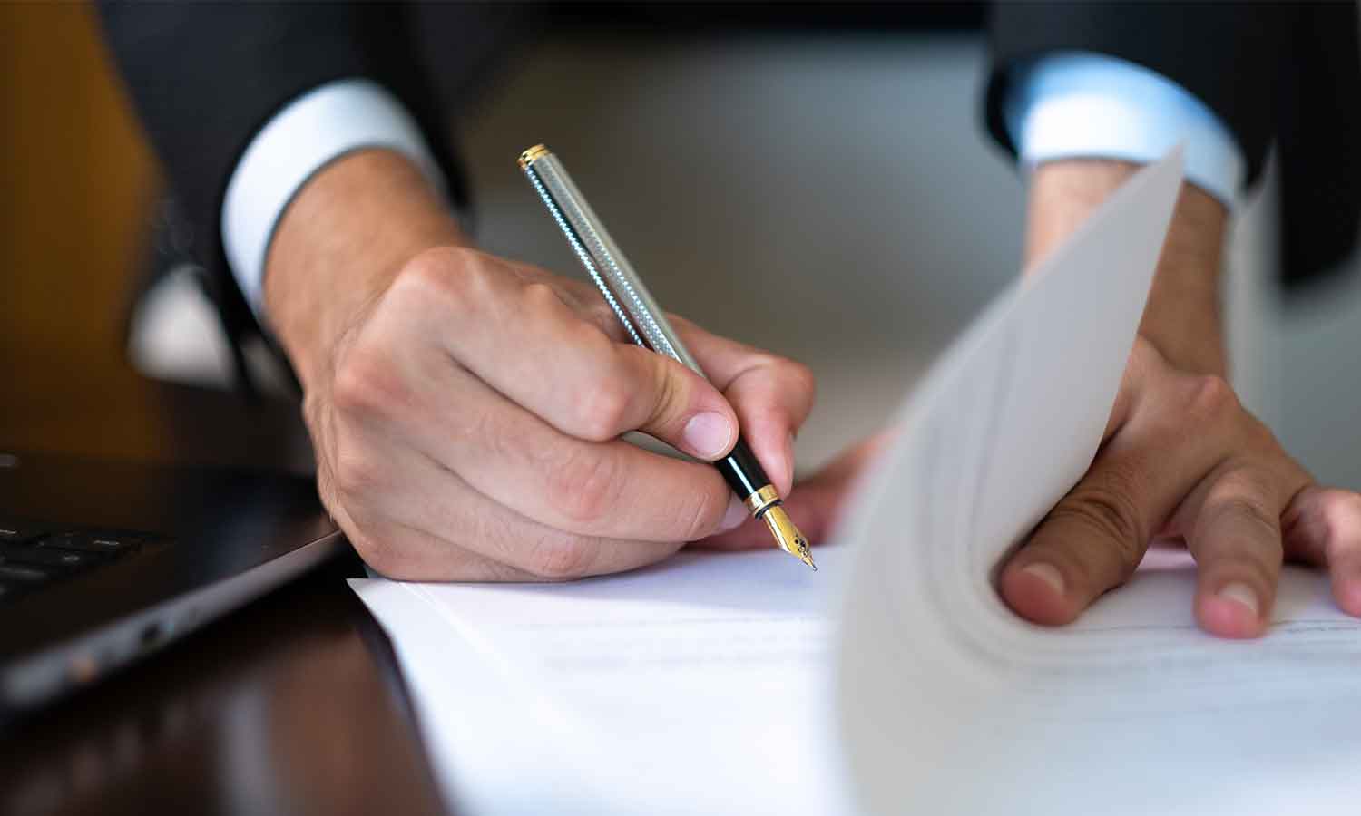 Signing a Bill