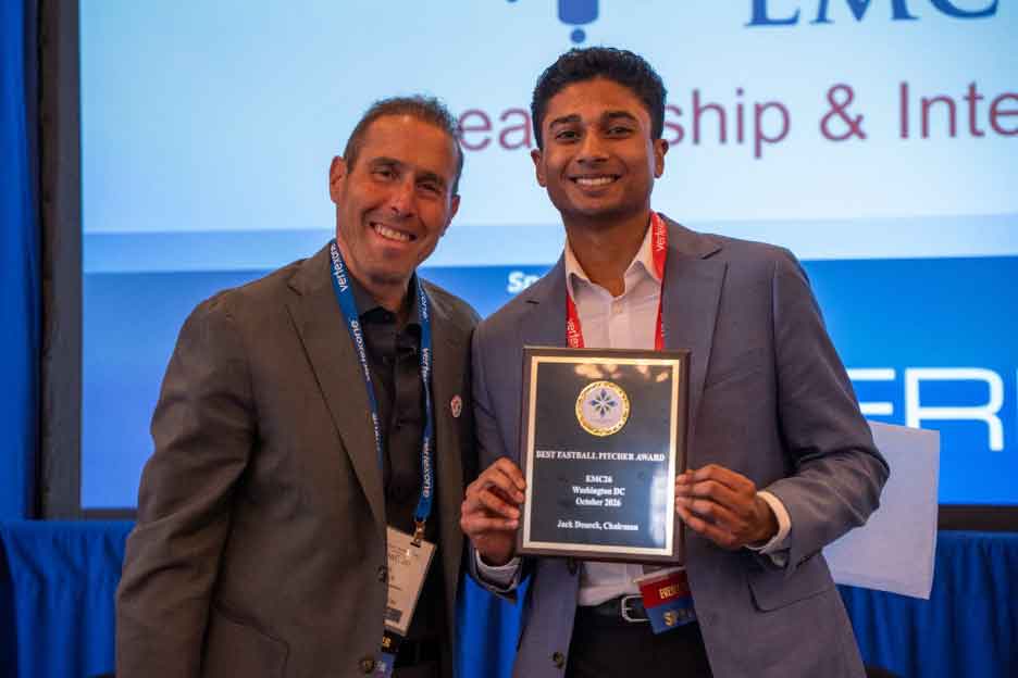 Pranav Velleleth, a University of Maryland engineering student and one of EMC26’s conference interns
